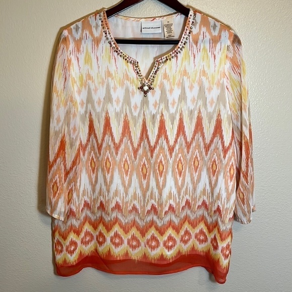 ALFRED Dunner 3/4 Sleeve Shirt - Picture 1 of 10